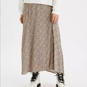 AE Button Up Sip Midi Skirt - NWT - XL